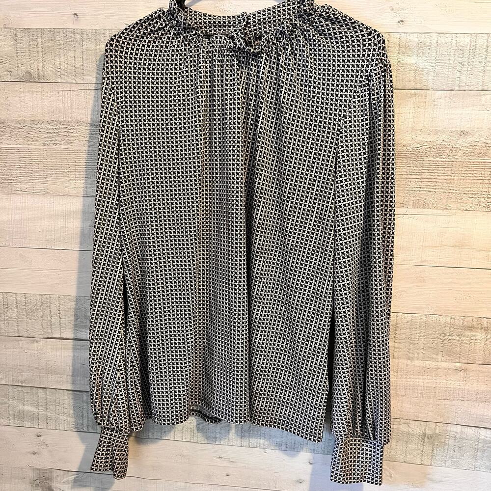 Elegant Black and White Women's Top